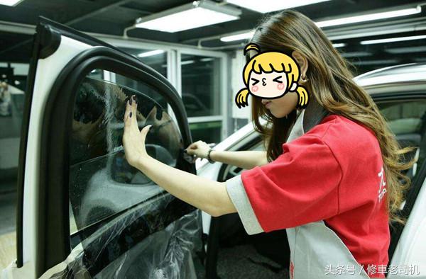 暴晒的车膜怎么处理,车暴晒后漆开裂