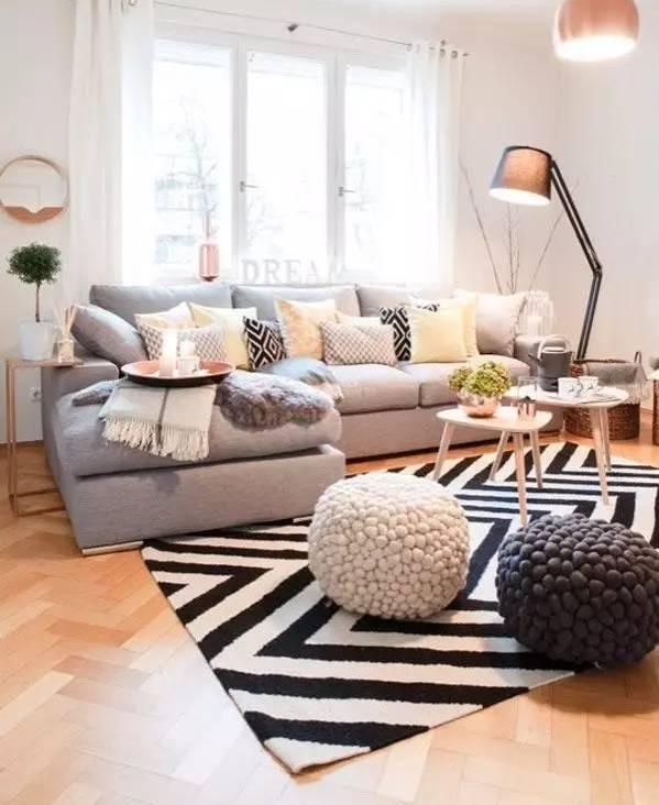 沙发有这么多种搭配,好看到怀疑人生~