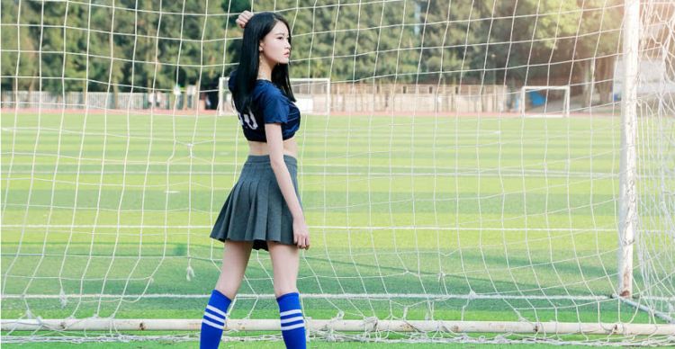 足球宝贝颜值纯享,足球宝贝身材高挑