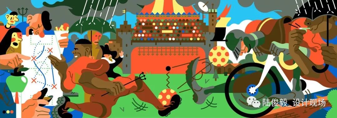 世界杯足球插画海报高清,世界杯主题手写画