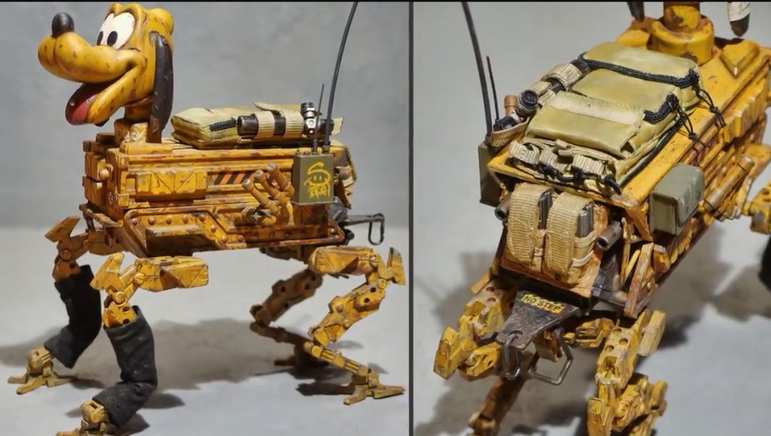 迪士尼“硬核武装风”手办，米奇手持斧头，唐老鸭“电锯惊魂”！