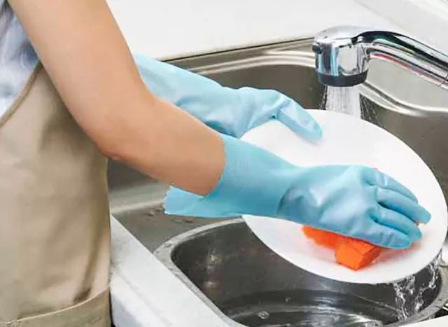 日本进口洗碗手套特厚耐用,耐高温的清洁手套