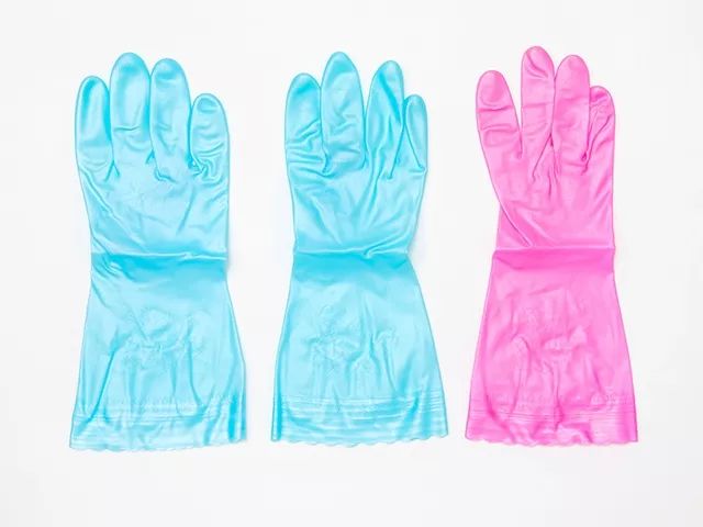 日本进口洗碗手套特厚耐用,耐高温的清洁手套