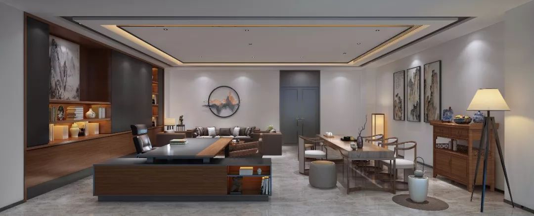 以茶观心,以礼服人,以诚待人|霍尔果斯金港办公室设计