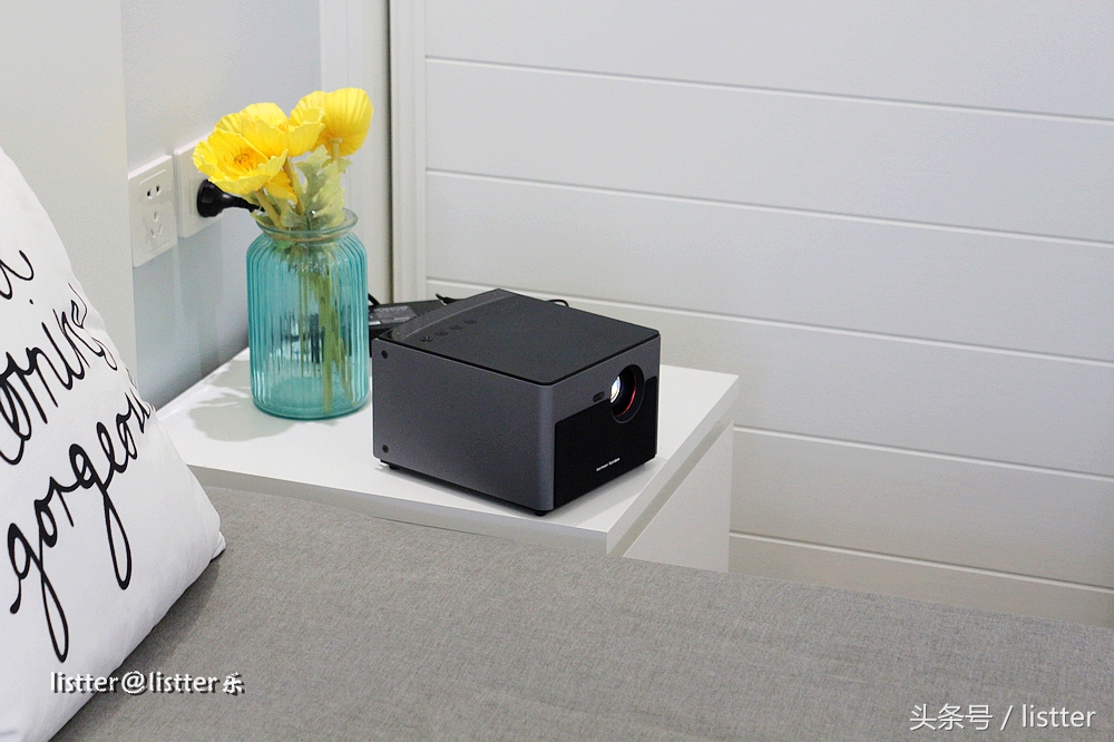 极米h2slim投影仪测评,极米h2slim调图像清晰度