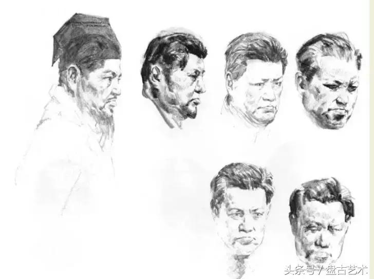 人物国画孙膑、庞涓技法，相当全面（盘古艺术油画国画书画定制