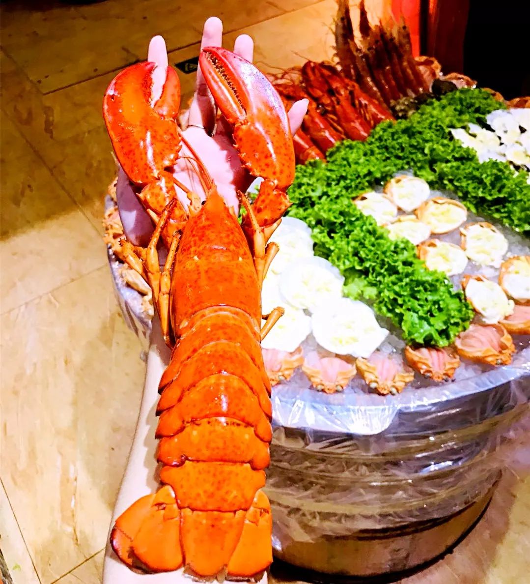 各种海鲜不限量,50种不限量海鲜