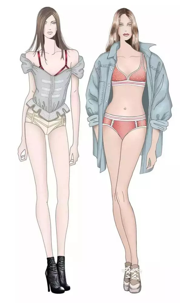 服装效果图设计构思,时装效果图与电脑设计的区别