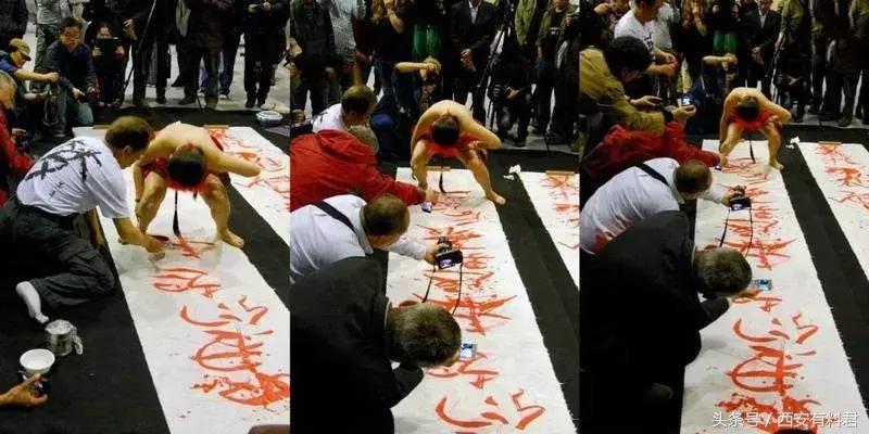 80多岁书法大师现场写字,这才是真正的书法大师倒着书写