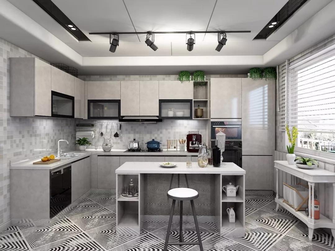 现代简约实用橱柜效果图,现代时尚风格橱柜