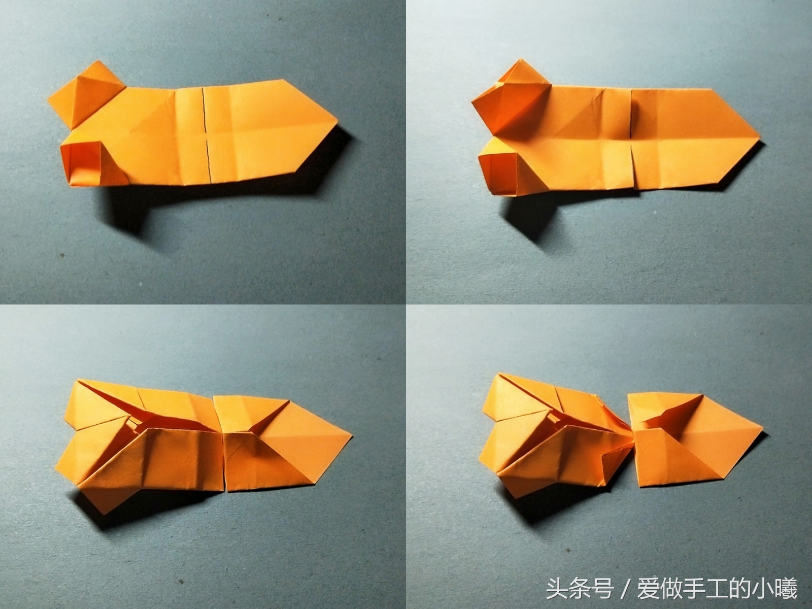 折纸小金鱼简单方法,折纸小金鱼慢教程