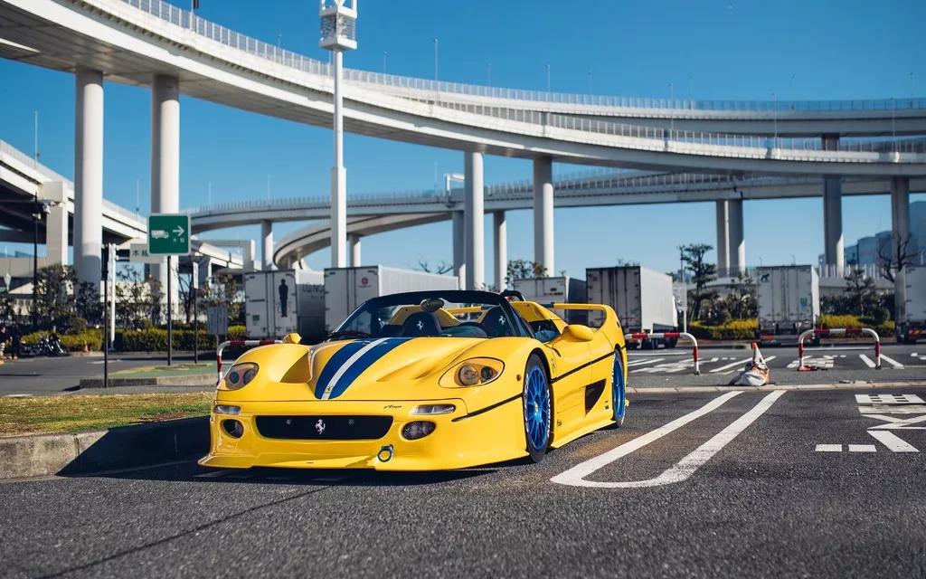 法拉利f50成交价,黄色法拉利f50