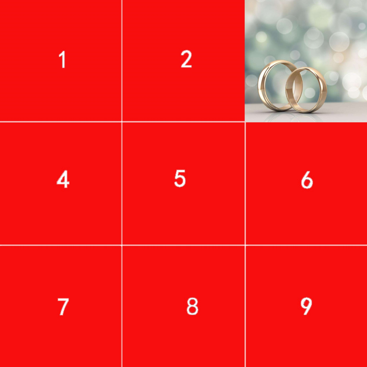 9宫格镂空爱心拼图教程,快捷指令心形九宫格切图详细教程