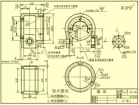 cad怎么画零件图的尺寸公差标注,sw零件图上面能不能标尺寸