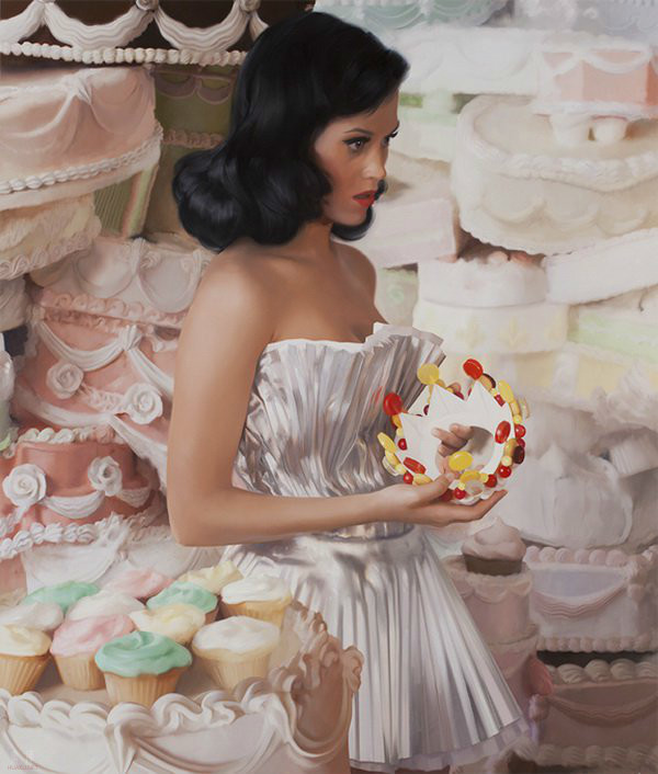 美国艺术家美女,美国画家genebrown绘画作品欣赏