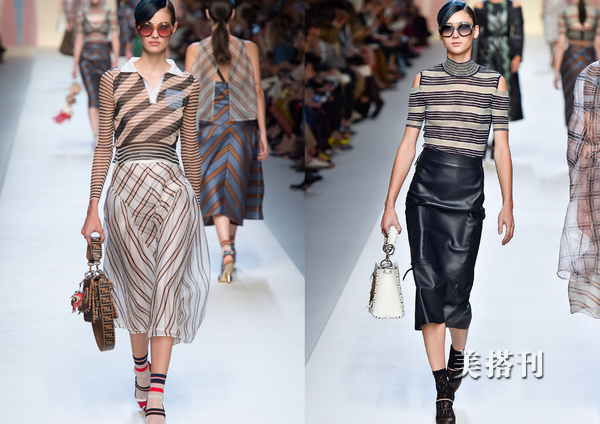 fendi最美穿搭,2023fendi时尚秀场