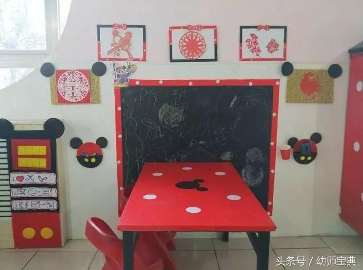 米奇英式风格环创,米奇城堡主题环创