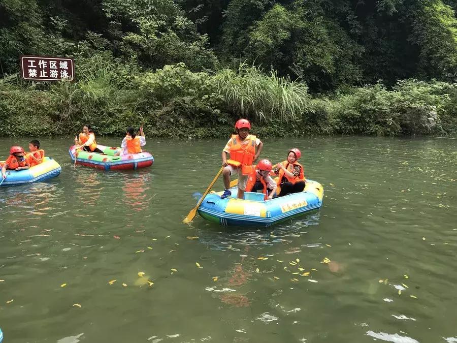 宜昌青龙峡第四届亲子漂流大赛实况回顾！你错过的精彩都在这里！