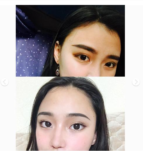 半永久纹眉与正常眉毛,半永久纹眉今日眉毛分享