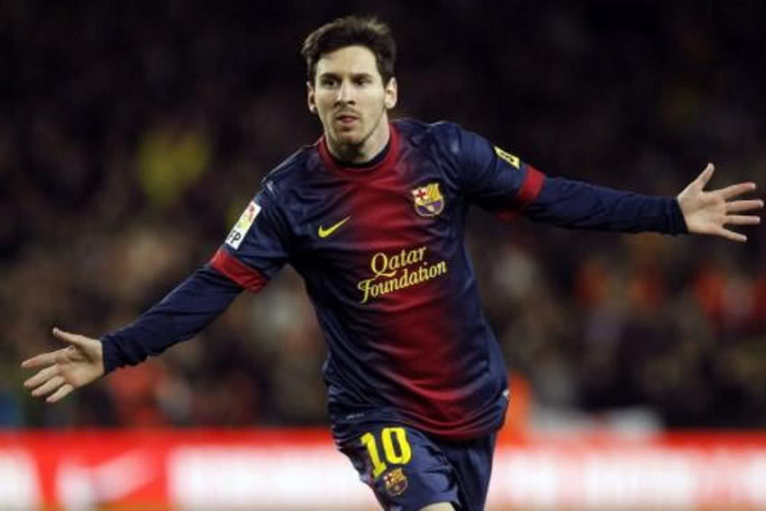 世界球星梅西排名第几,世界足坛10大进球梅西独占