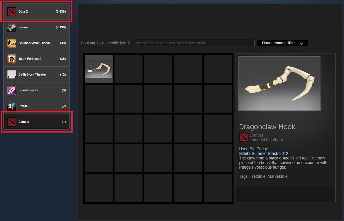 dota2屠夫龙钩哪一年出的,dota2哪个箱子出龙钩