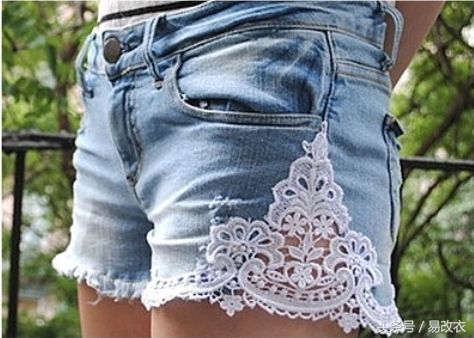 废旧的牛仔裤怎么改短裤,废弃牛仔裤如何变短裤