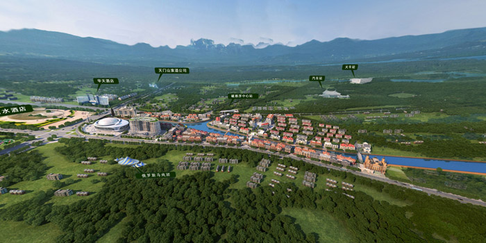 张家界华程网展用全景传播美丽