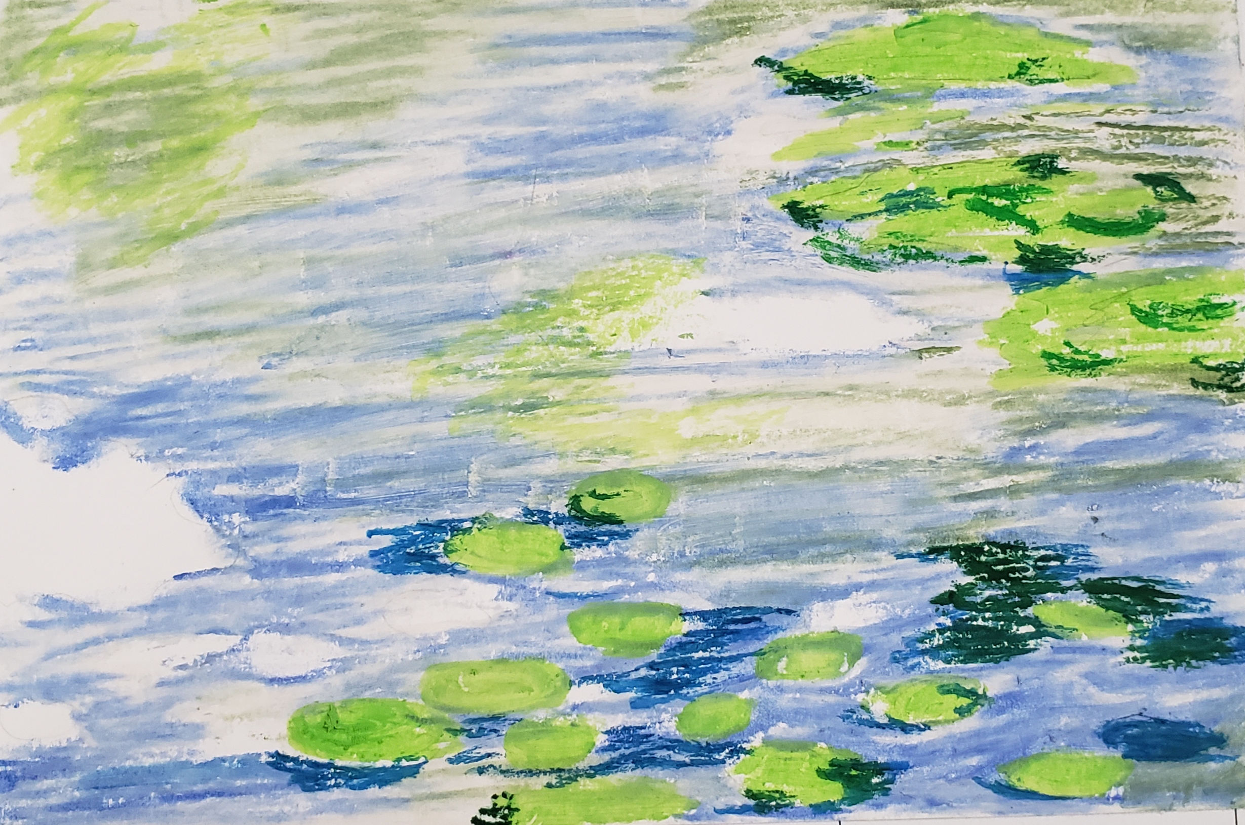 油画棒教程圣诞,油画棒祝福系列教程