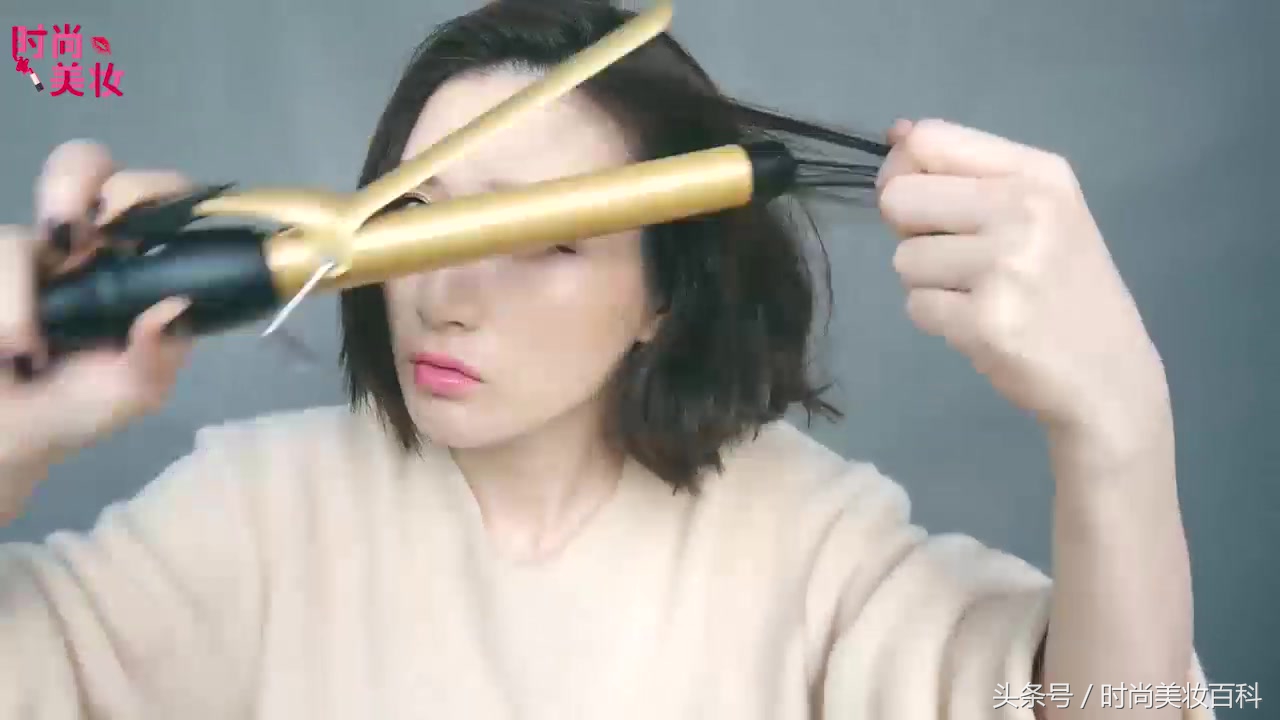 时尚短发打理教程,时尚短发发型修剪教程