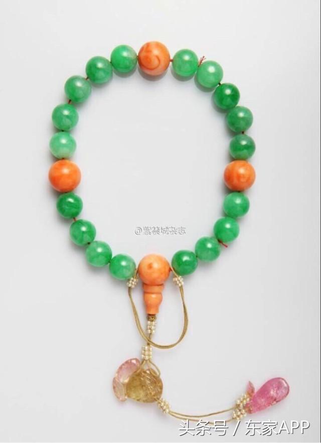 故宫旧藏十八子手串欣赏,清宫十八子手串拍照