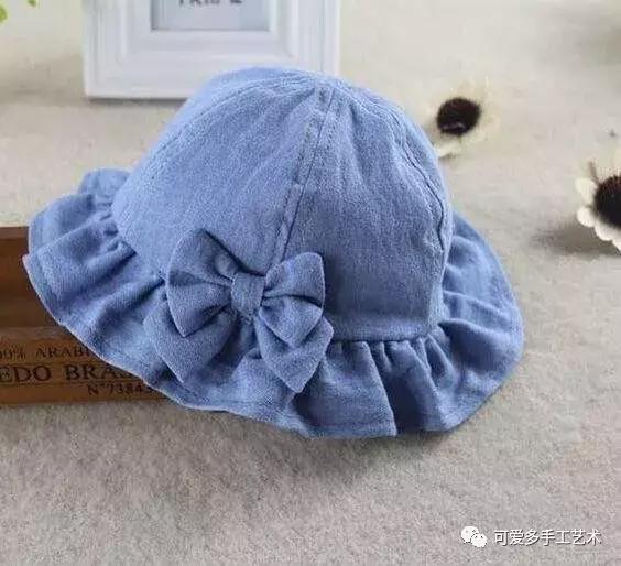 旧衣服妙招变帽子,碎布遮阳帽子的制作方法