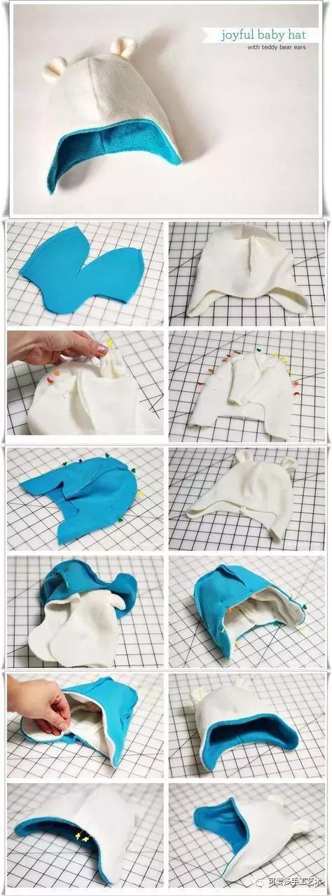 旧衣服妙招变帽子,碎布遮阳帽子的制作方法