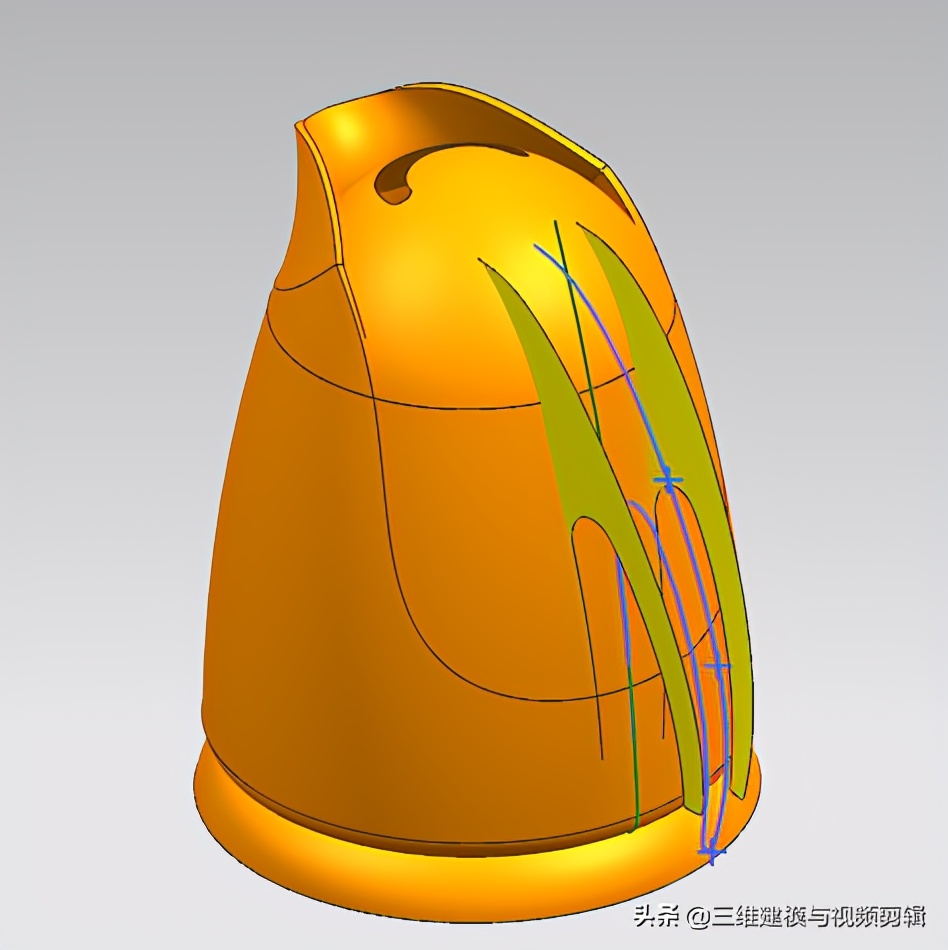 ug12.0咖啡壶实体建模,ug12.0曲面建模实例100例