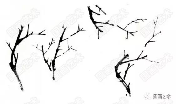 转画教学,中国画零基础入门画梅花