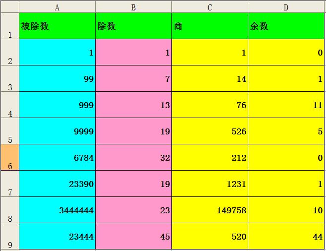 row函数算除法怎么用,mod函数除法的用法