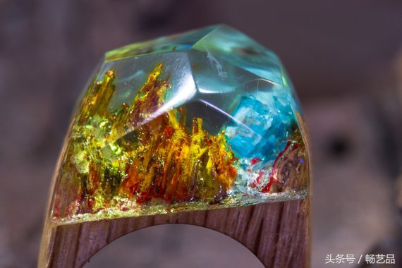 戒指水晶diy,又简单的又漂亮的手工戒指