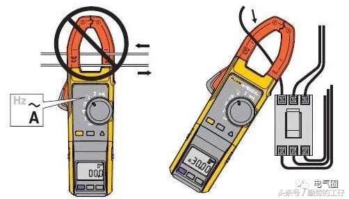 钳形电流表测电流的使用方法,福禄克钳形电流表使用视频