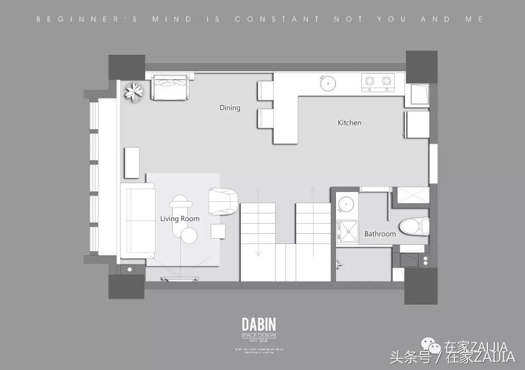 客厅正中放个大楼梯，也太好看了吧！