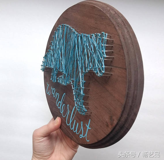 木片绣花教程视频,手工乱针绣画