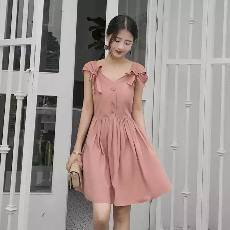 蝴蝶结连衣裙子高级感,蝴蝶结连衣裙气质高级感