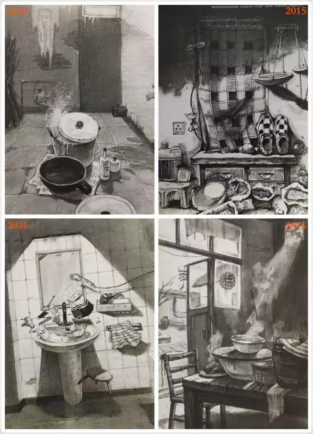 清华美院设计素描2015年高分卷,清华美院2016年校考素描