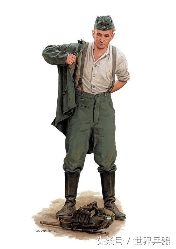 二战德军武器图片彩绘,二战中德军超帅