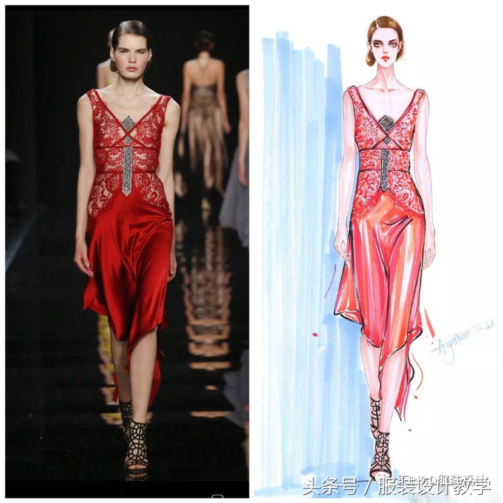 笔尖上的秀场！用一只马克笔带你穿梭各大秀场（成衣vs手绘）