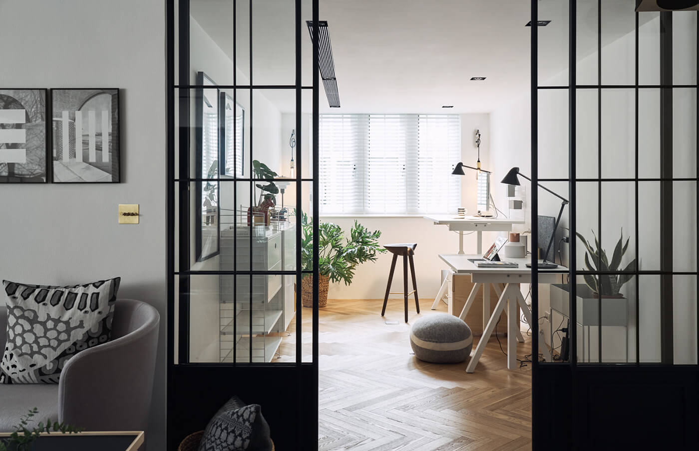 100平室内设计三口之家案例,设计师为一家六口设计房子