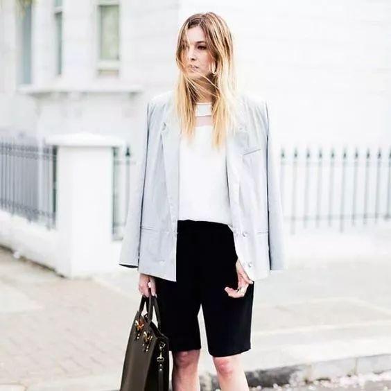 到公司上班可以穿短裤吗 (短裤怎么穿出高级范儿)