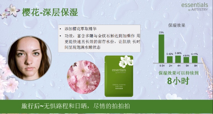 雅姿气色锁水面膜宣传片,雅姿气色锁水面膜