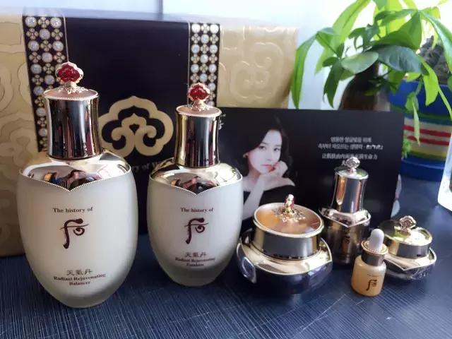 韩后whoo护肤套装直播,韩国whoo后天气丹护肤礼盒