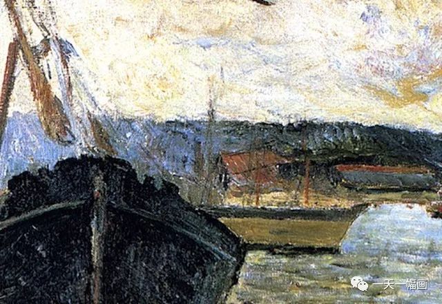 《鲁昂的塞纳河畔》经由高更情绪化演绎的塞纳河美景