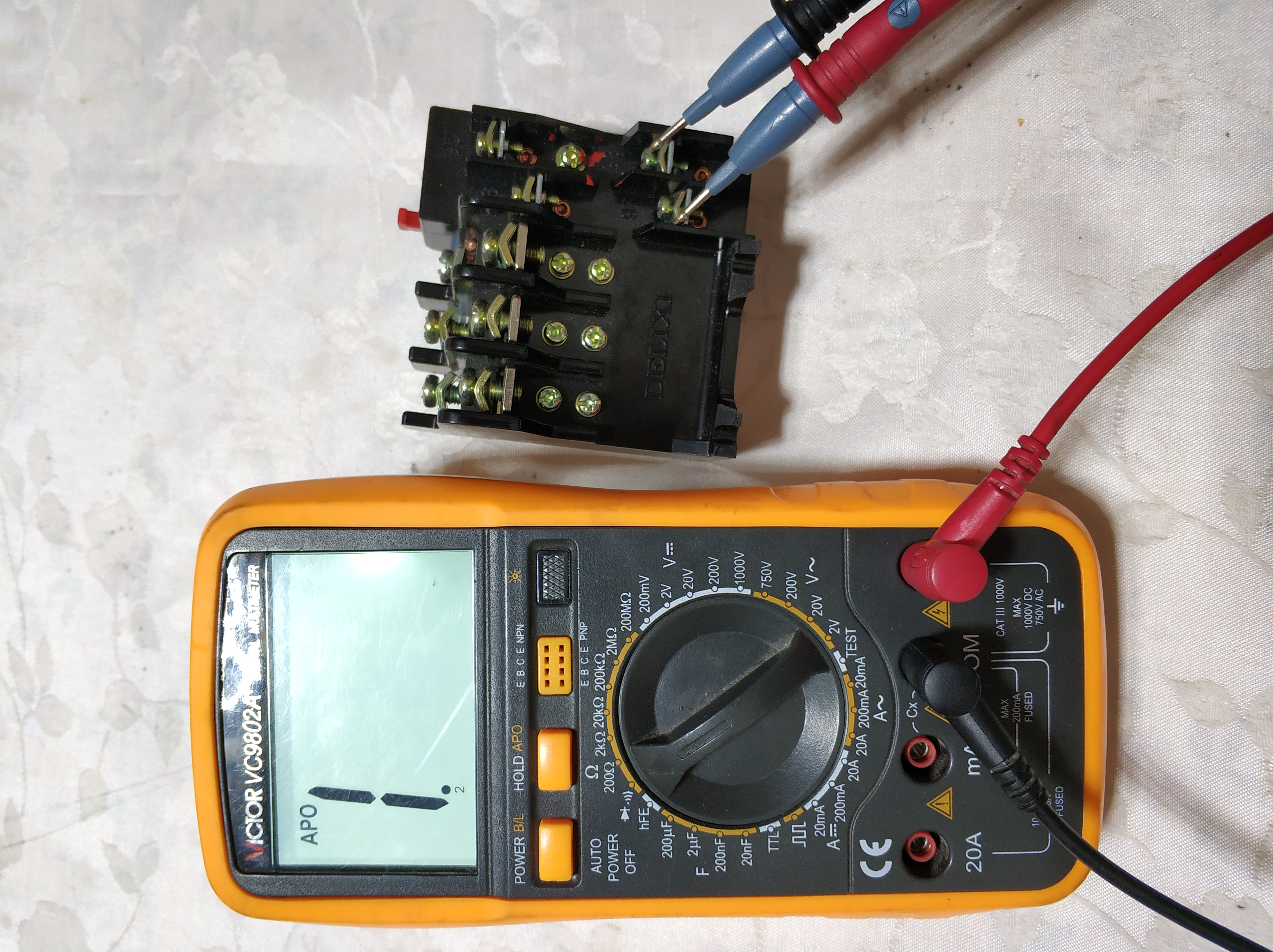 万用表怎么测热继电器好坏,万用表怎么测量热继电器的好坏