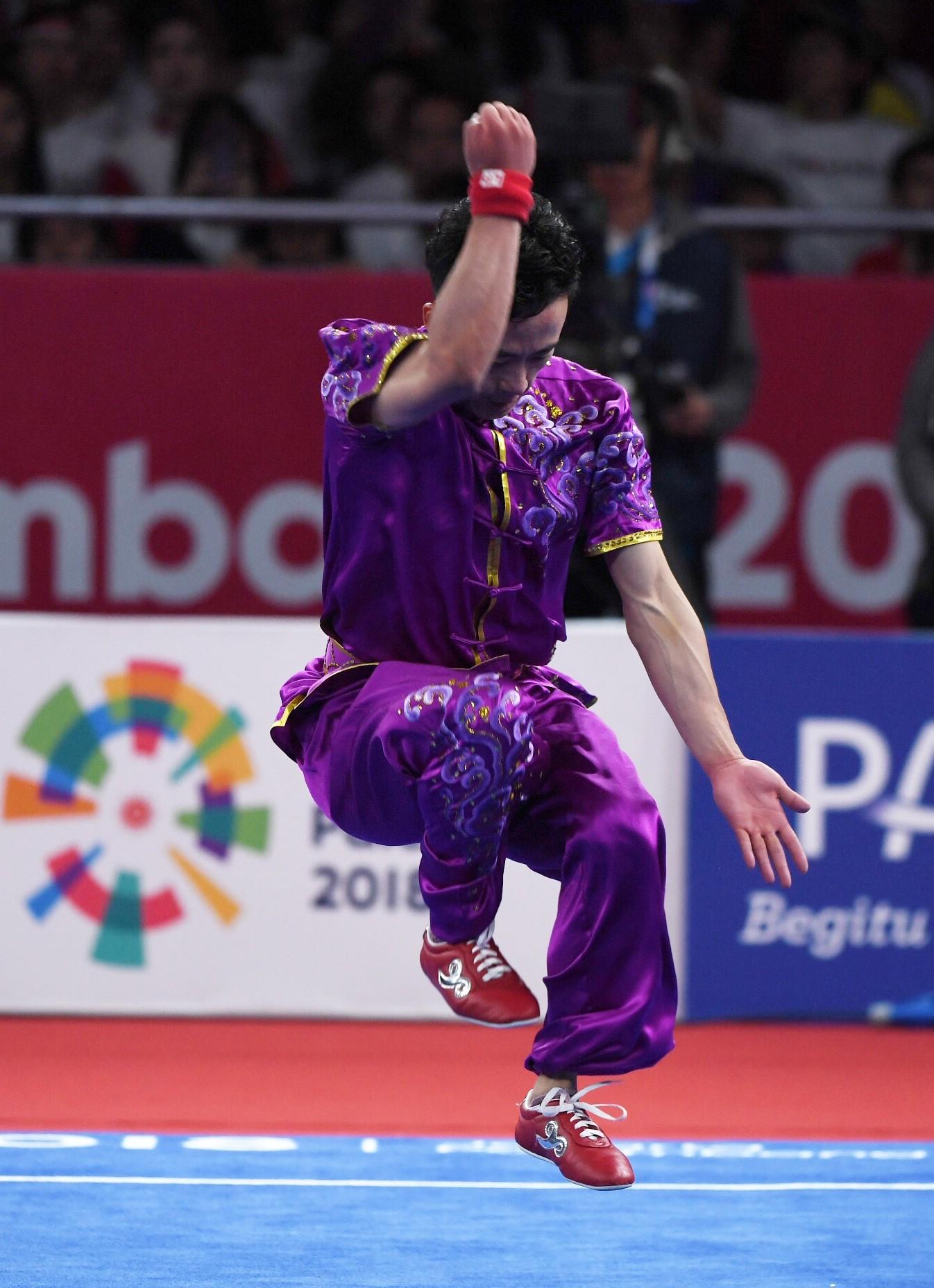 亚运会武术长拳冠军孙培原,亚运会长拳孙培原视频